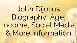 John Dijulius Biography, Age, Income, Social Media & More Information