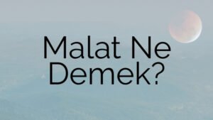 Malat Ne Demek?