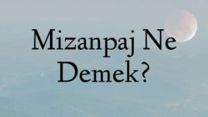 Mizanpaj Ne Demek?