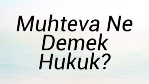 Muhteva Ne Demek Hukuk?